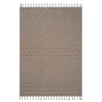 Naar 8x10 Geometric Indoor Outdoor Stain-Resistant Area Rug with Medium Pile Height, Kid and Pet-Friendly Carpet, 120" L x 93" W x 0.3" H, Mocha