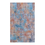 4x6 Machine Washable Non-Shedding Area Rug with Low-Pile, Carpet for Living Room, Dining Room, 48" L x 72" W x 0.15" H, Multicolor