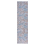 2x10 Low-Pile Non-Slip Non-Shedding Washable Area Rug, Kid and Pet Friendly, Foldable for Living Room, Bedroom, Dining Room, Multicolor
