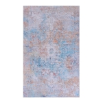 5x8 Washable Kid and Pet Friendly Area Rug, Low-Pile Non-Slip Non-Shedding Rug Blanket, for Living Room, Bedroom, Kitchen, Multicolor