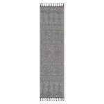 2x8 Indoor Outdoor Stain Resistant Area Rug with Medium Pile, Easy Maintenance, Kid and Pet-Friendly Carpet, 96" L x 26" W x 0.3" H, White
