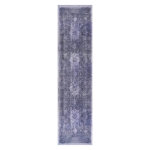 2x10 Low-Pile Non-Slip Non-Shedding Washable Area Rug, Kid and Pet Friendly, Foldable for Bedroom, Kitchen, Dining Room, Anthracite