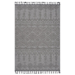 4x6 Indoor Outdoor Stain Resistant Area Rug with Medium Pile, Easy Maintenance, Kid and Pet-Friendly Carpet, 74" L x 48" W x 0.3" H, White