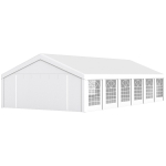Outsunny 20' x 40' Party Tent, Outdoor Canopy Tent with 12 Removable Window Sidewalls for Parties, Wedding, Events, BBQ