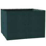 Outsunny 10' x 10' Universal Gazebo Sidewall Set with 4 Panels, Hooks/C-Rings Included for Pergolas & Cabanas, Slate Grey