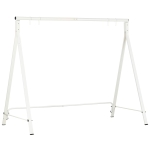 Outsunny Metal Porch Swing Stand, Heavy Duty Swing Frame, Hanging Chair Stand Only, 528 LBS Weight Capacity, for Backyard, Patio, Lawn, Playground, White