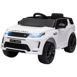 Qaba Land Rover Discovery Sport Licensed 12V Kids Ride on Car with Remote Control Soft Start, LED Lights, White