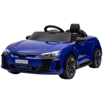 Aosom 12V Licensed Audi RS E-tron GT Kids Ride on Car with Remote Control, Suspension, Horn, Music, Lights, Dark Blue