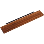 HOMCOM 48" Fireplace Mantel, Fir Wood Floating Shelf, Wall Mounted, Brown