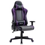 Vinsetto Gaming Chair Racing Style Ergonomic Office Chair High Back Computer Desk Chair Adjustable Height Swivel Recliner with Headrest and Lumbar Support, Purple