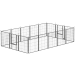 PawHut 16 Panels Dog Playpen with Strap, Portable & DIY, for Medium Dogs, for Yard, RV, Camping, Garden, 31.5" H