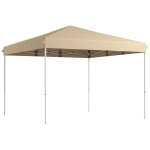 Outsunny 13' x 13' Pop Up Canopy Tent with Height Adjustable, Carry Bag for Outdoor, Garden, Patio, Beige