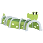 Qaba Crocodile Design Kids Play Tunnel for Kids to Crawl Through, 113" Long