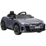 Aosom 12V Licensed Audi RS E-tron GT Kids Ride on Car with Remote Control, Suspension, Horn, Music, Lights, Gray