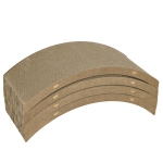 PawHut 4 Pack Cat Scratching Board Replacement for Cat Wheel, Brown