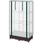 Outsunny Garden Bed with Trellis, Outdoor Plant Box with PE Cover, Drainage Holes and Zipper Door, 31.5" x 15.7" x 48.8", Brown