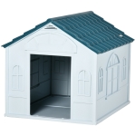 PawHut Pet House Water Resistant Puppy Shelter with Door for Indoor Outdoor, Easy to Assemble, for Large Dogs, Blue