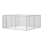 PawHut 172.2 Sq. Ft. Dog Playpen Outdoor with Galvanized Steel Frame, for Small and Medium Dogs, 13' L x 13' W x 5.9' H