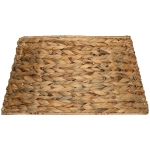 HOMCOM 24" Hyacinth Christmas Tree Base Cover, Hand Woven Christmas Tree Collar for Party, Holiday, Home Decoration, Natural