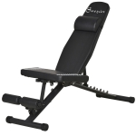 Soozier Multi-purpose Weight Bench Workout Bench with Adjustable Seat and Back Angle for Home Gym