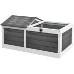 PawHut 34" Wooden Tortoise Habitat Tortoise Enclosure Indoor/Outdoor Use