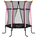Soozier Trampoline for Kids with Net for Indoor Use, Pink