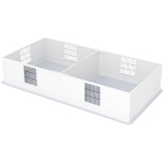 PawHut Two Rooms Design Dog Whelping Box with Washable Pee Pad, Adjustable Door, for Large Breed Dogs, 96" x 47" x 19"