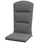 Outsunny Patio Chair Cushion for Adirondack Chairs Replacement Cushion with Back and Ties, Grey