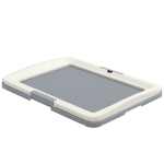 PawHut 25" x 19" Pee Pad Holder, Dog Potty Tray for Indoor Outdoor, Easy to Clean Dog Training Toilet Pee Pad Tray, Grey