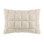 Luxuriously Soft King Overfilled Pillow Protector with Zipper Closure, Jump Tack Quilting, Machine Washable, 36" L x 20" W x 0.13" H, Beige