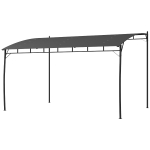 Outsunny 10' x 13' Outdoor Pergola with UV30+ Protection Canopy and Steel Frame for Porch, Patio, Deck, Backyard, Dark Grey