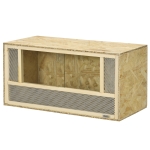 PawHut Wooden Reptile Terrarium with Sliding Door for Chameleon, Lizard, Snake, Frog, Turtle, 31.5" x 15.7" x 15.7"