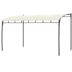 Outsunny 10' x 13' Outdoor Pergola with UV30+ Protection Canopy and Steel Frame for Porch, Patio, Deck, Backyard, Cream White