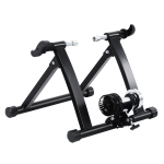 Soozier Bike Trainer Foldable Bicycle Trainer Stand for Indoor Cycling , Stationary Bicycle Stand for Riding Exercise, Fit 26-28" & 700C Wheels, Weight Capacity: 330lbs