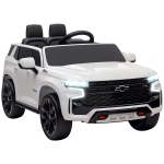 Aosom Electric Ride on Car 12V Kids Ride-on Toy, White