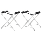Soozier Universal Kayak Storage Stand & Rack for Cleaning, Storing, & Maintenance with Aluminum Frame & Folding Design