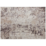 HOMCOM Machine Washable Area Rug 8x10, Non-Slip Modern Abstract Floor Carpet for Living Room, Bedroom, Dining Room, Mixed-Brown