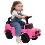Aosom Compatible Baby Toddler Push Car Foot-to-Floor Ride-On Wheel Mercedes-Benz G350 Licensed Pink