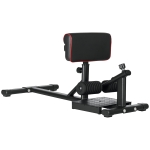 Soozier Sissy Squat Machine, Leg Workout Equipment with Adjustable Pad, Rollers and Non-slip Foot Plate for Home Gym Fitness