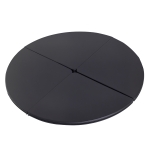 Soozier Pole Dance Mat, 2"T x 5'W Folding Pole Crash Mat for Home, Lightweight and Foldable, Black