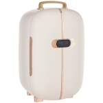 HOMCOM Portable Skincare Fridge with LED Display, 12L Mini Fridge for Beauty, Makeup and Cosmetics, Small Refrigerator Cooler for Bedroom, Home Office, Desktop, White