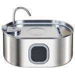 PawHut 246 oz./7L Stainless Steel Cat Water Fountain with Filters, Ultra-Quiet Pump, for Cats, Dogs & Multi-Pet Homes