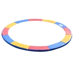 Soozier 14FT Trampoline Pad ⌀168" Replacement Jump Bounce Colorful
