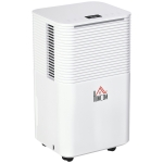 HOMCOM 1260 sq.Ft Portable Quiet Dehumidifier for Home Laundry Room Bedroom Basement, 21pt Electric Moisture Air De-Humidifier with 3 Modes