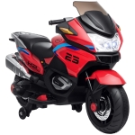 Aosom Kids Motorcycle with Training Wheels, 12V Ride-on Toy