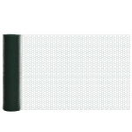 PawHut 39 in x 82 ft Chicken Wire Fence, Welded Wire Metal Roll Vegetables Garden Rabbit Fencing, Hexagonal Poultry Fence Wire, for Ducks, Gooses, Dark Green