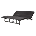 Adjustable Queen Bed Base Frame with Head and Foot Incline, Wireless Remote, Zero Gravity Quiet Motor, 79" L x 59" W x 13" H, Black