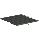 Outsunny 8.2' x 8.4' Retractable Pergola Canopy Replacement for 10' x 10' Frame, Cover Replacement (Cover Top Only), Dark Grey