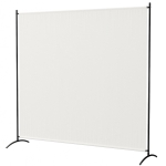 Outsunny Single Panel Room Divider, UV30+ Privacy Screen, Indoor Outdoor Privacy Panel with Stable Base, Beige