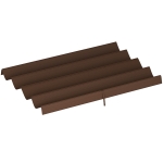 Outsunny 8' x 9.4' Retractable Pergola Canopy Replacement, Fit 7' x 10' Frame, UV30+ Pergola Cover Top Only, Coffee